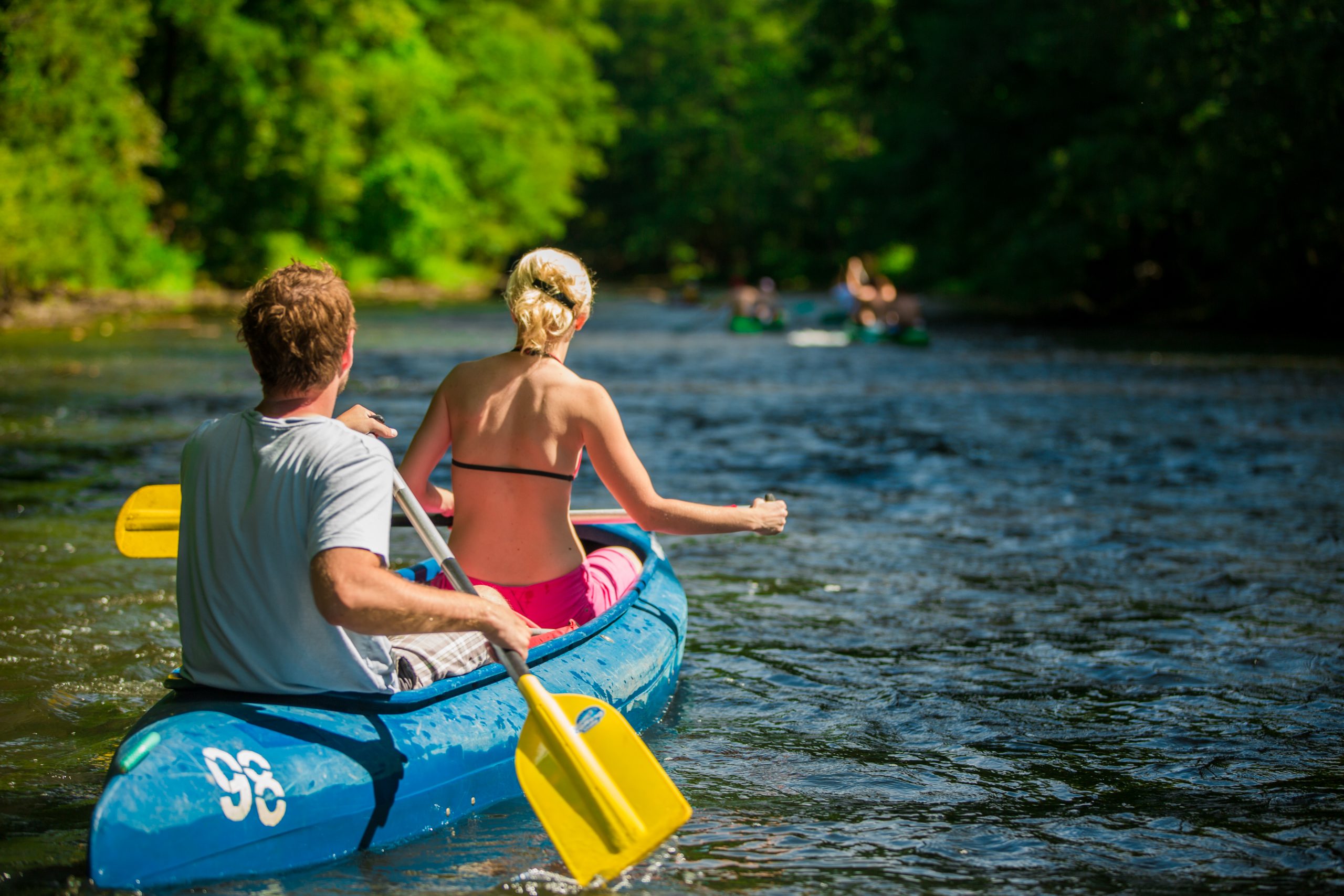 Canoe holiday Ohře river