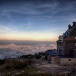 Szrenica mountain hut (1362 m) in the Polish part of the Giant Mountains National Park