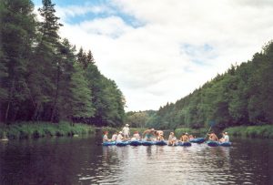 Canoe holiday Vltava