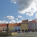 the center of the town of Jičín - gateway to the Bohemian Paradise